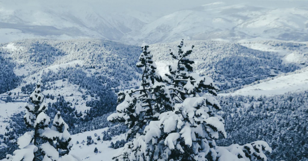 période de neige en Andorre
